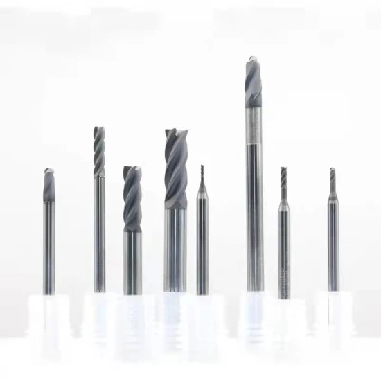 Wyk Damage CNC Freze Ball Nose Endmill Carbide Precision Tools Graphite Milling Cutter 4 Flutes Diamond Corner Radius Milling Cutter for Graphite